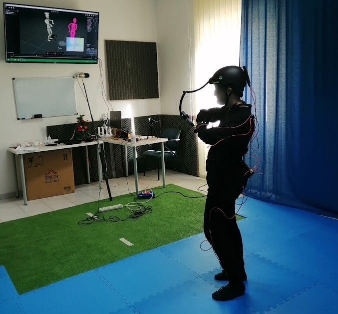vr motion capture cagliari casting