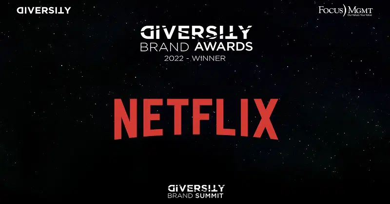 Diversity brand awards netflix premio solinas