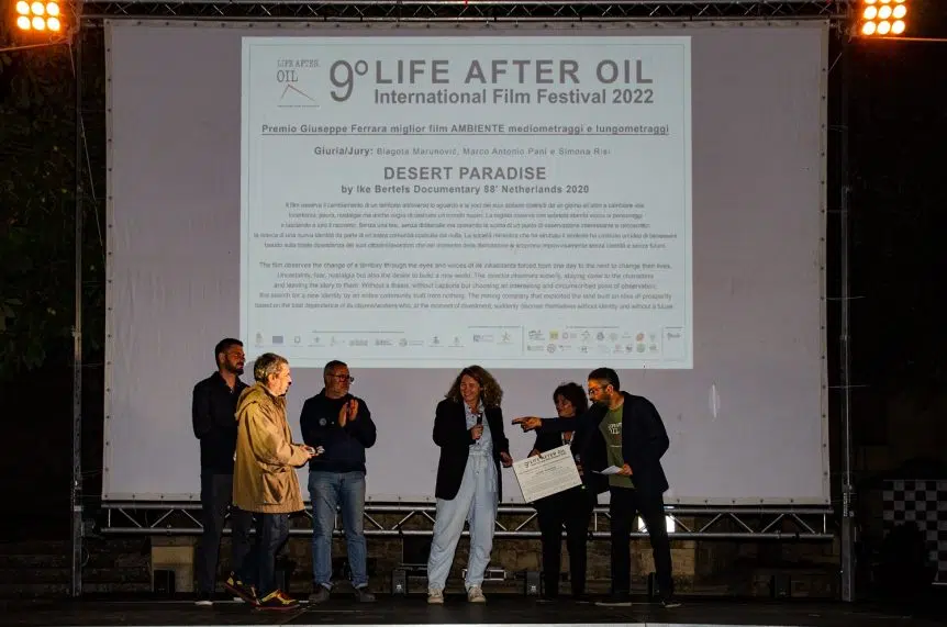 life after oil 2022 premiazione Desert Paradise