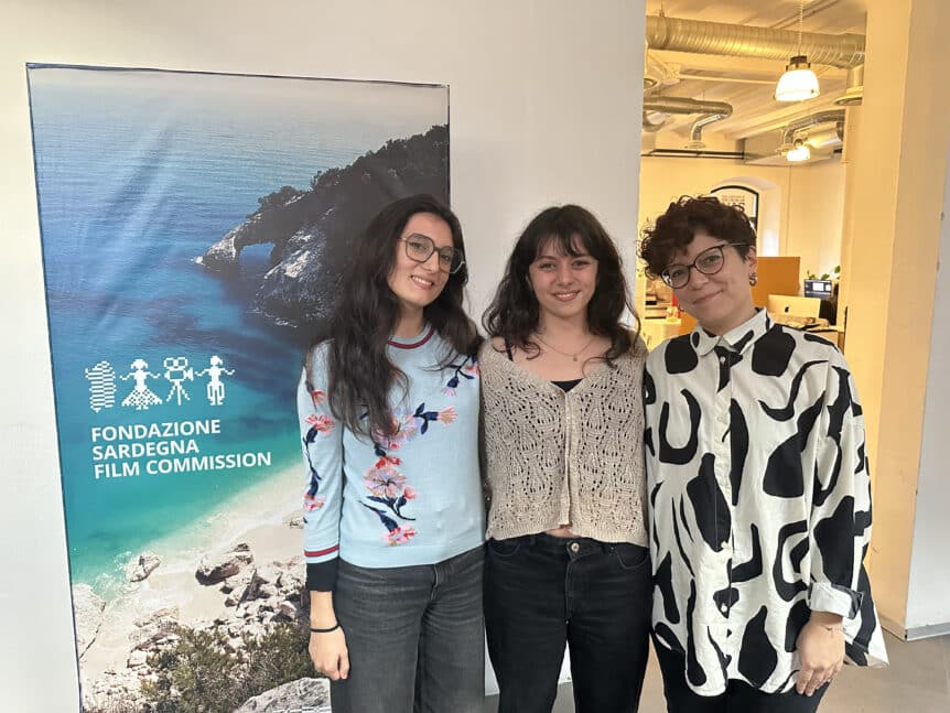 Residenza artistica NAS Maddalena Brozzi, Sara Moschini e Barbara Pirisi nel laboratorio NAS di Sardegna Film Commission exmanifattura cagliari